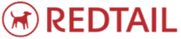 Redtail logo featuring a stylized red dog inside a circular border next to the text "REDTAIL" in bold red letters.